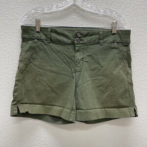 Dylan George ANDI Bermuda Shorts Womens Size 31 Army Green 6.5" inseam